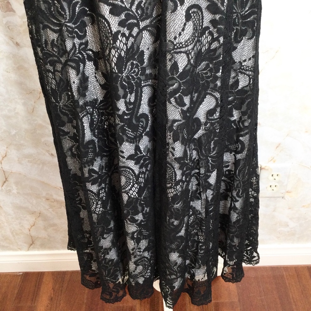TADASHI Cocktail Evening Dress Black Lace … - Picture 6 of 7